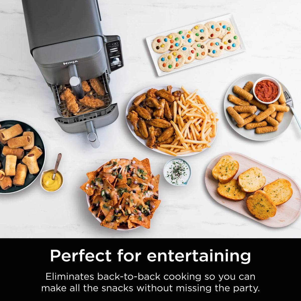 Nouveauté 2026 – Friteuse à air Ninja DoubleStack XL 10 QT à 2 paniers
