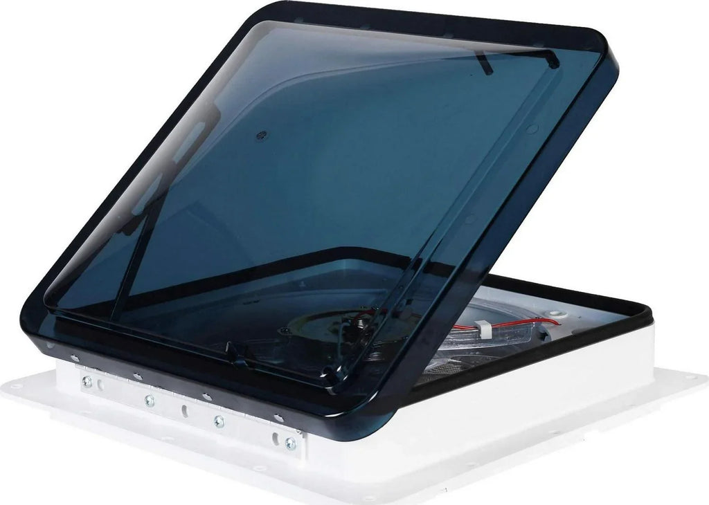 Nouveauté 2026 – Nouveau Dometic FanTastic Vent 7350 - Trappe de toit à vitesse variable avec ouverture automatique du dôme - Fenêtre de toit standard 14×14 pour camping-car, caravane ou remorque