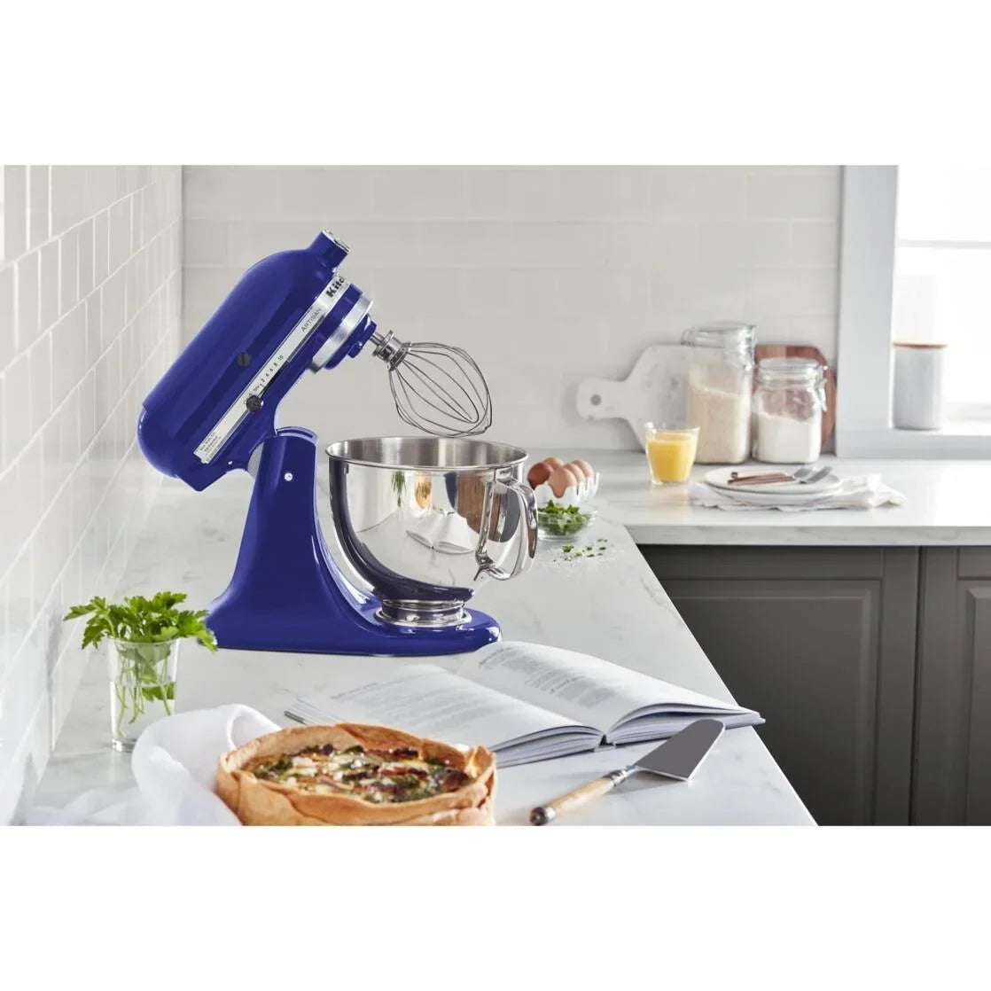 Nouveauté 2026 – Robot pâtissier KitchenAid Artisan Series 5 pintes à tête inclinable, coloris Wildflower, KSM156CXWF (édition