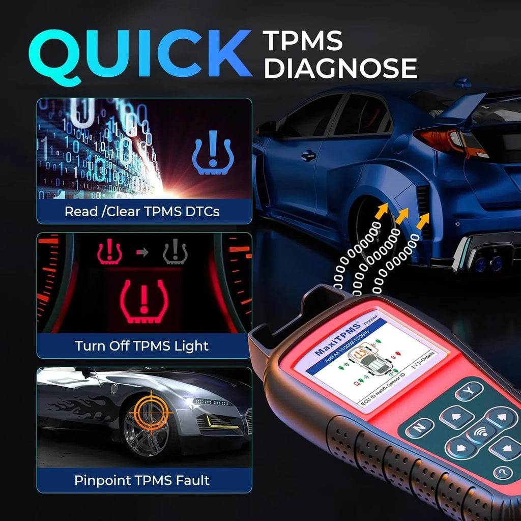 Nouveauté 2026 – Outil TPMS MaxiTPMS TS508WF , version Wi-Fi améliorée (2025) des modèles TS508, TS501 PRO, TS408S et TS601, outil de programmation TPMS MX-Sensor, outil de diagnostic/réinitialisation et de réapprentissage TPMS, lecture/effacement de