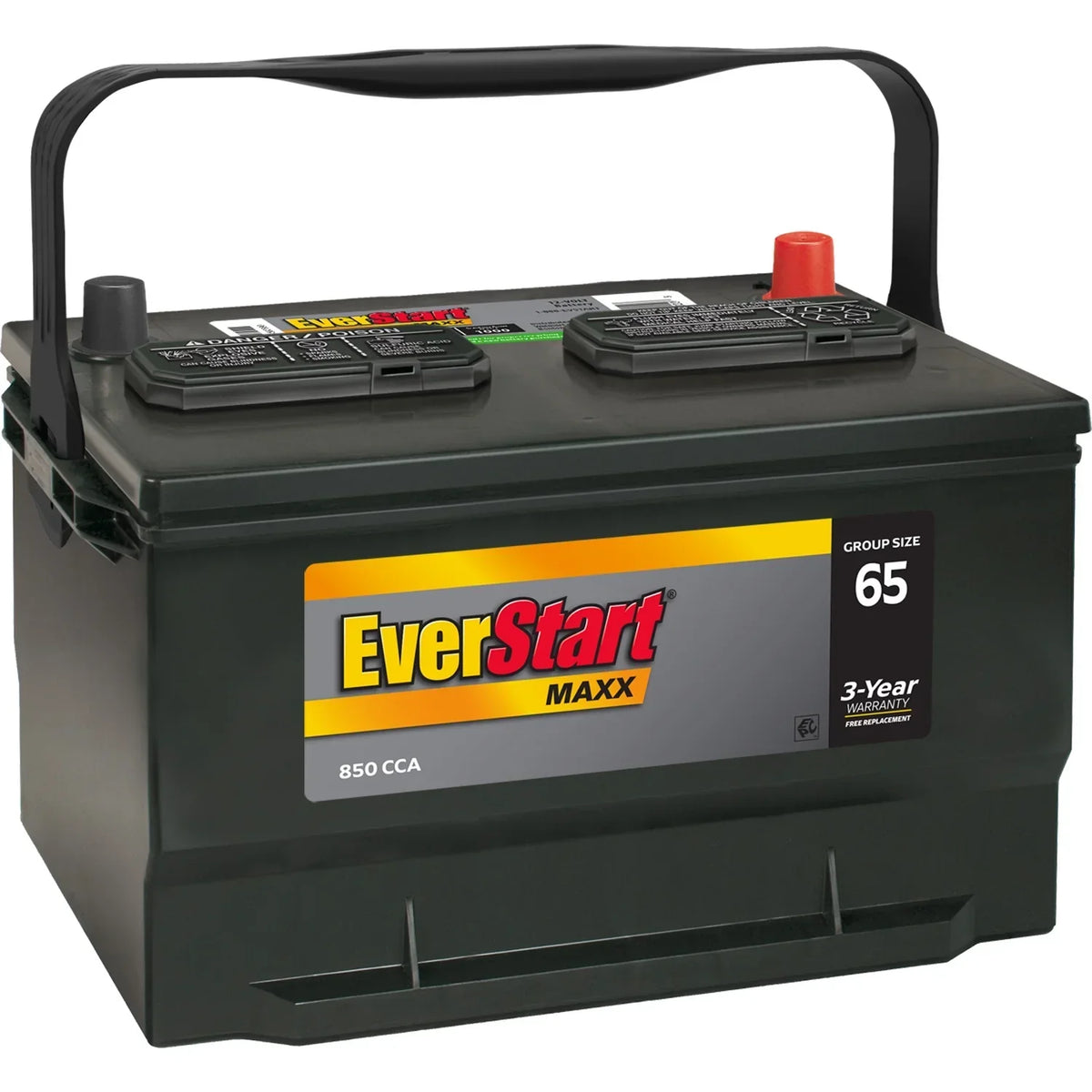 Nouveauté 2026 – Batterie automobile au plomb-acide EverStart Maxx , groupe 65, 12 volts, 850 CCA