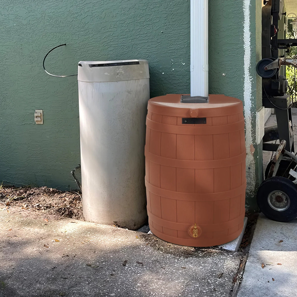 Nouveauté 2026 – Récupérateur d'eau de pluie Good Ideas Rain Wizard 50 gallons (190 litres