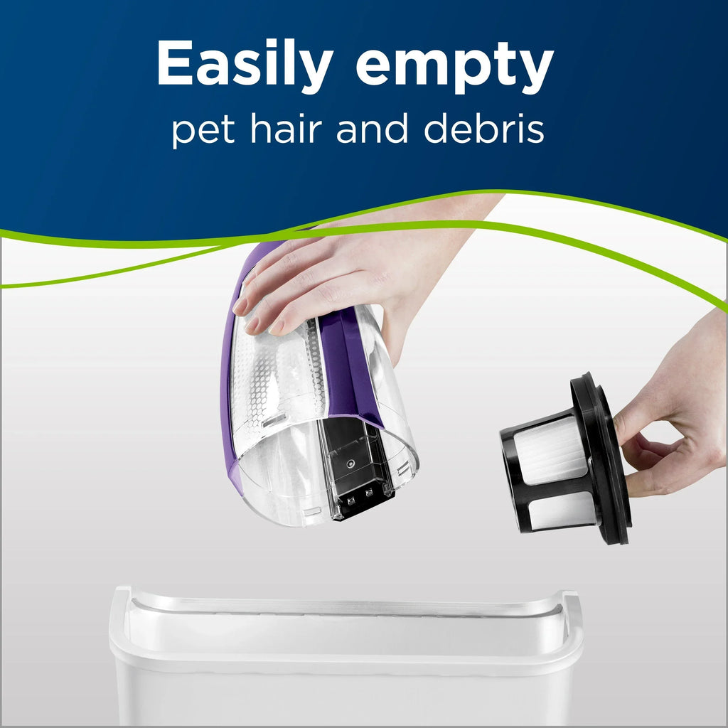 Nouveauté 2026 – Aspirateur à main sans fil BISSELL Pet Hair Eraser, violet, 2390A