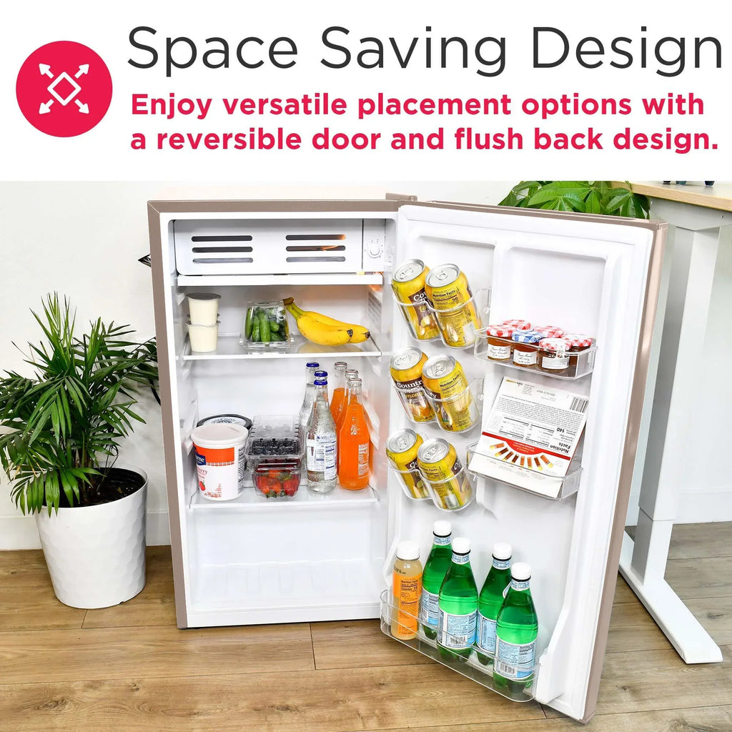 Nouveauté 2026 – Réfrigérateur de bar rétro Frigidaire EFR376-C-PINK 3,2 pi³ (rose), 65 watts, avec ouvre-bouteille latéral