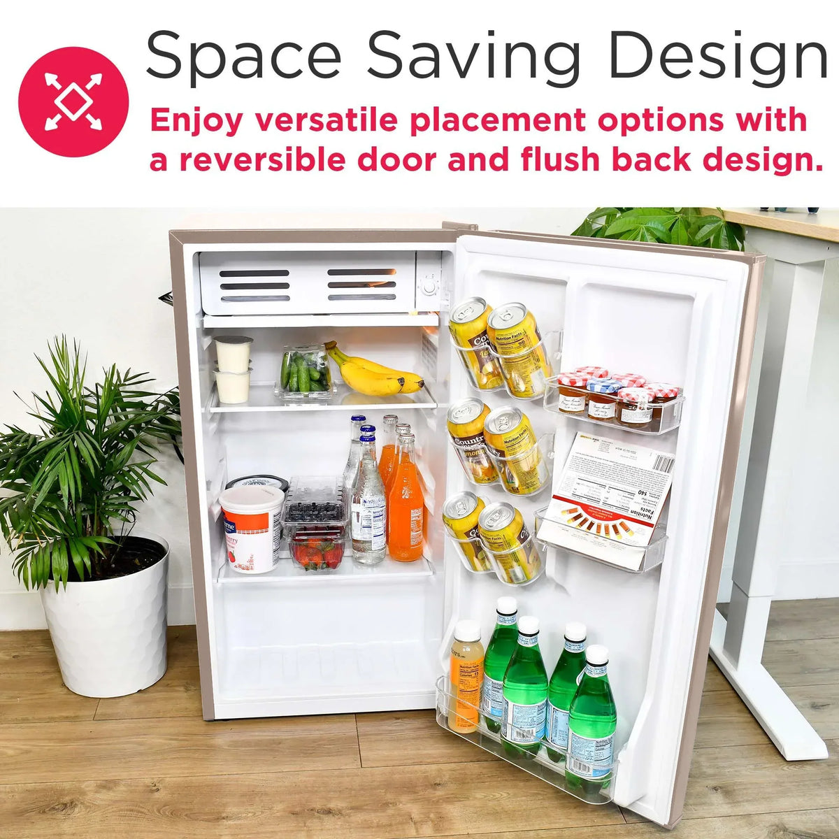 Nouveauté 2026 – Réfrigérateur de bar rétro Frigidaire EFR376-C-PINK 3,2 pi³ (rose), 65 watts, avec ouvre-bouteille latéral