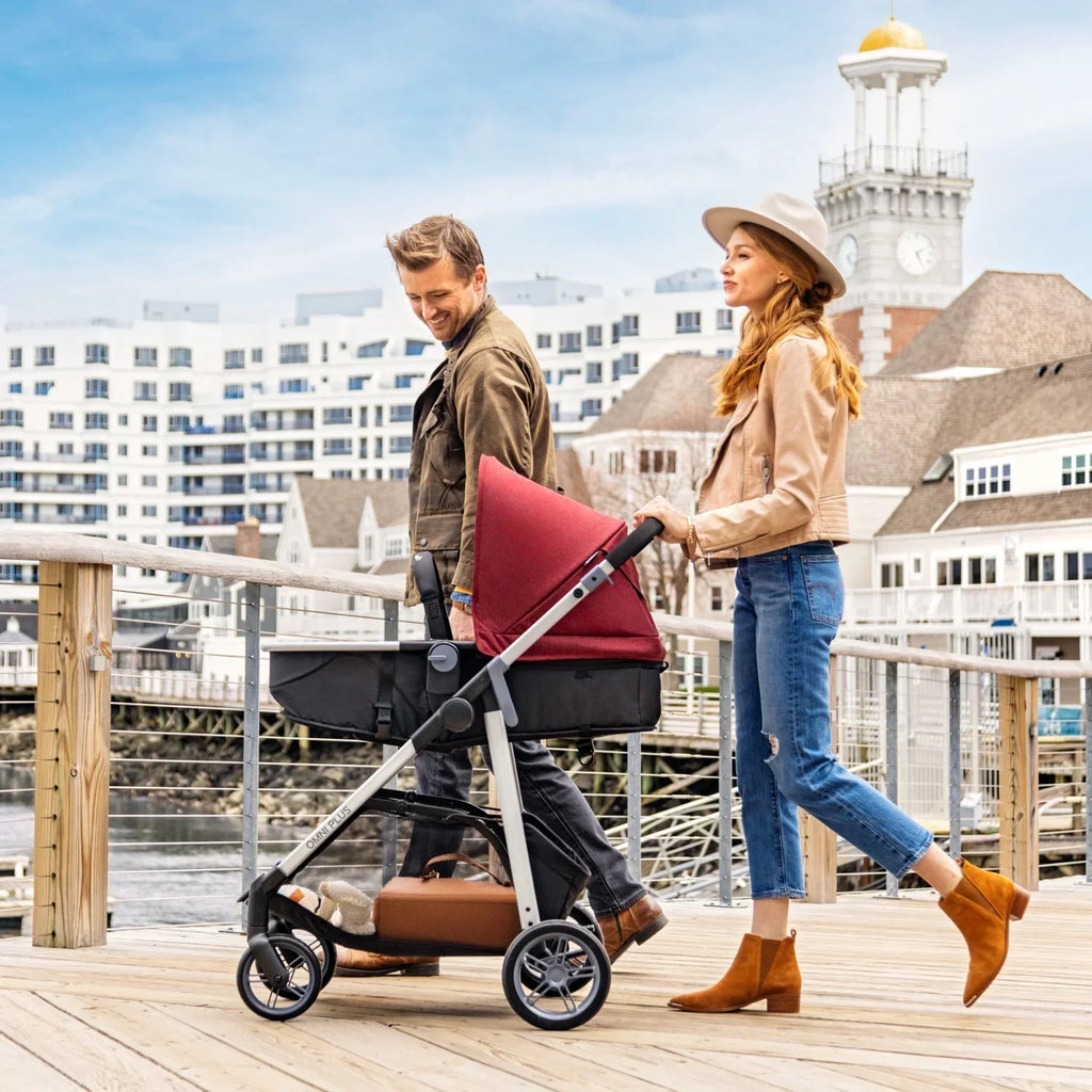 Nouveauté 2026 – Système de voyage modulaire Evenflo Omni Plus avec siège auto pour bébé LiteMax Sport, gris Mylar, unisexe