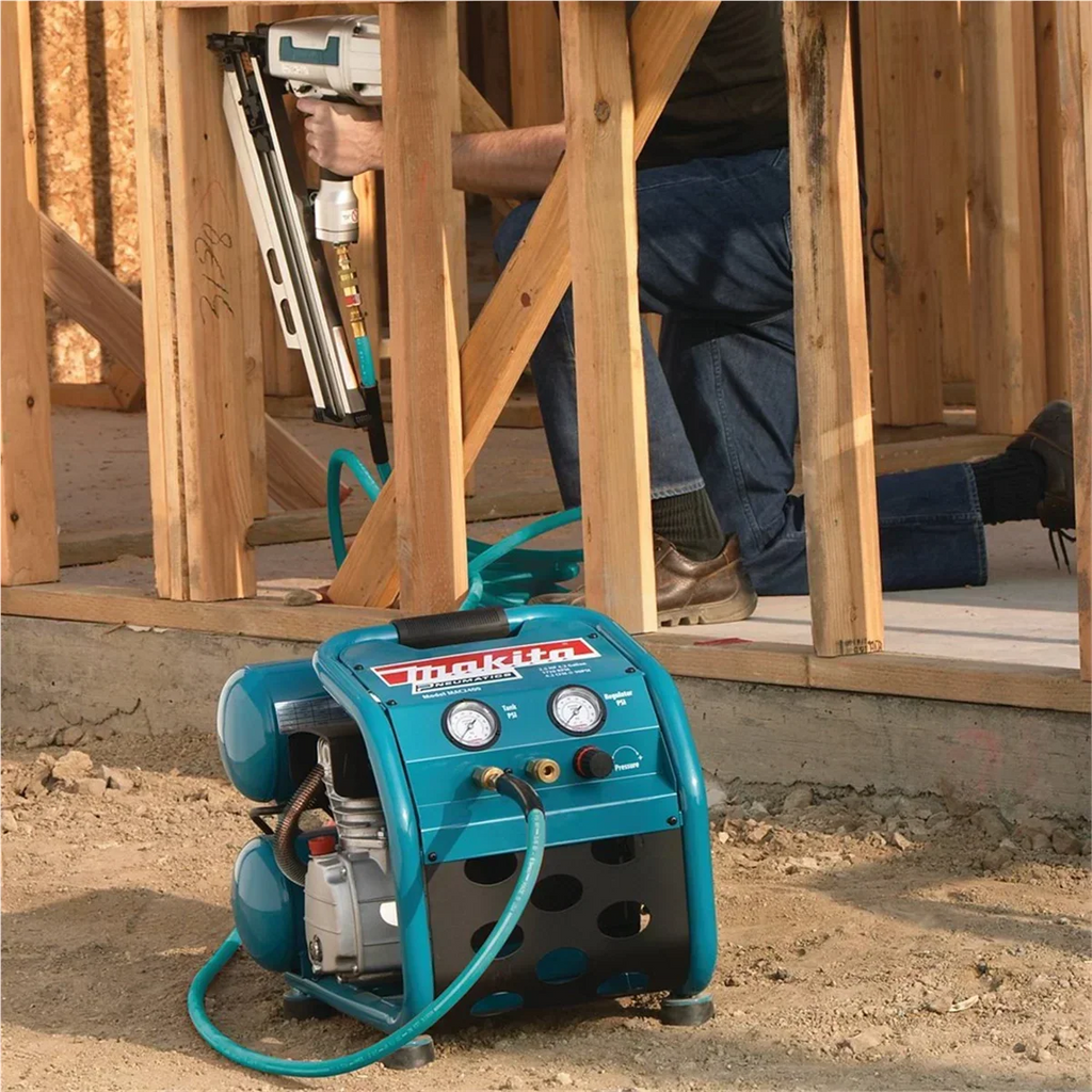 Nouveauté 2026 – Compresseur d'air Makita 2,5 HP Big Bore™ (double colonne