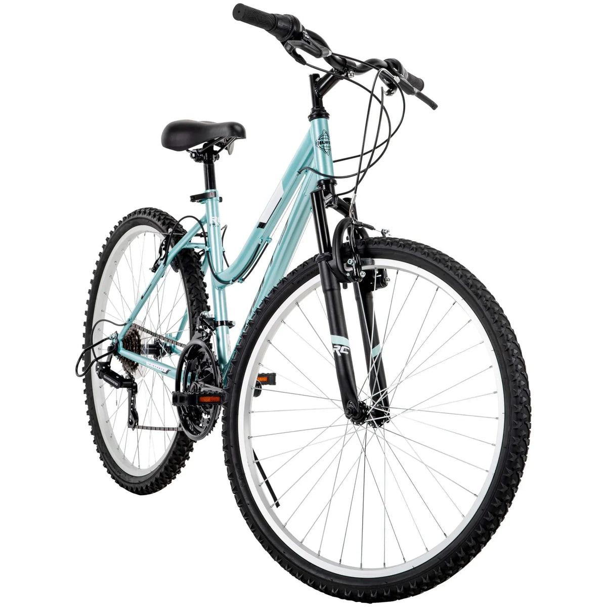 Nouveauté 2026 – VTT Huffy Rock Creek 26 pouces pour femme, 18 vitesses, , couleur menthe