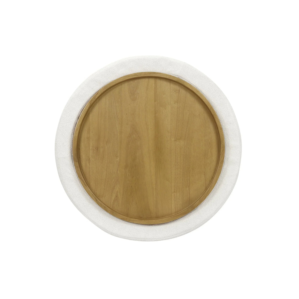 Nouveauté 2026 – Table basse Beautiful Drew Stowaway avec rangement, par Drew Barrymore, couleur crème