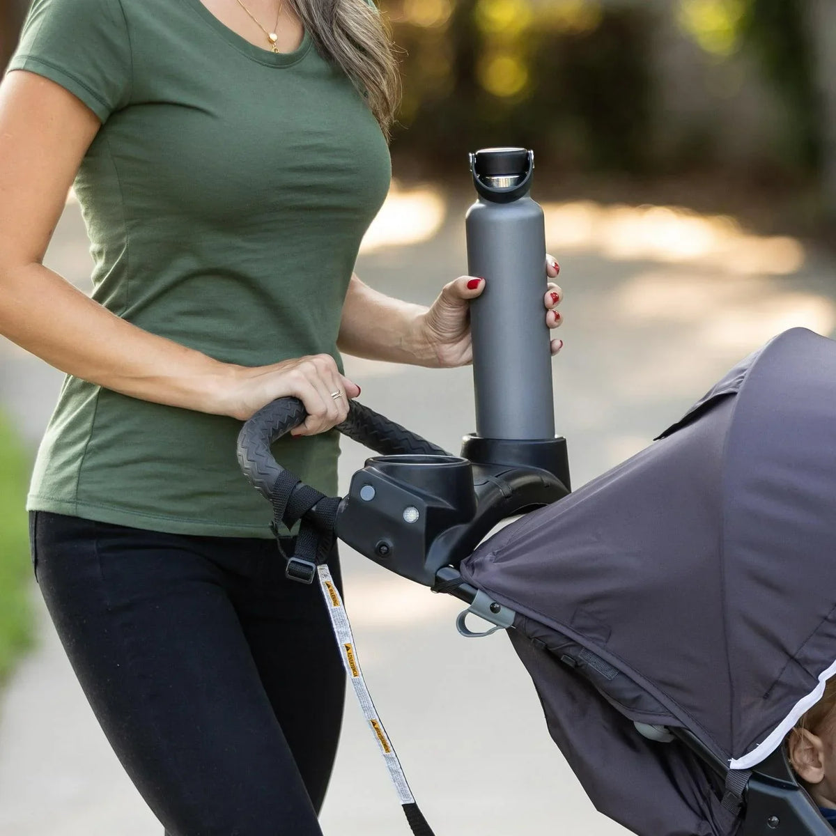 Nouveauté 2026 – Poussette de jogging Baby Trend Xcel-R8 Plus avec lumières LED, modèle . Gris Liberty