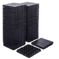 Nouveauté 2026 – Dalles de terrasse emboîtables en plastique (paquet de 76) - 6,4 m² (68,80 pi²) - Revêtement de sol extérieur en plastique ultra-résistant et imperméable - Usage intérieur/extérieur par tous les temps