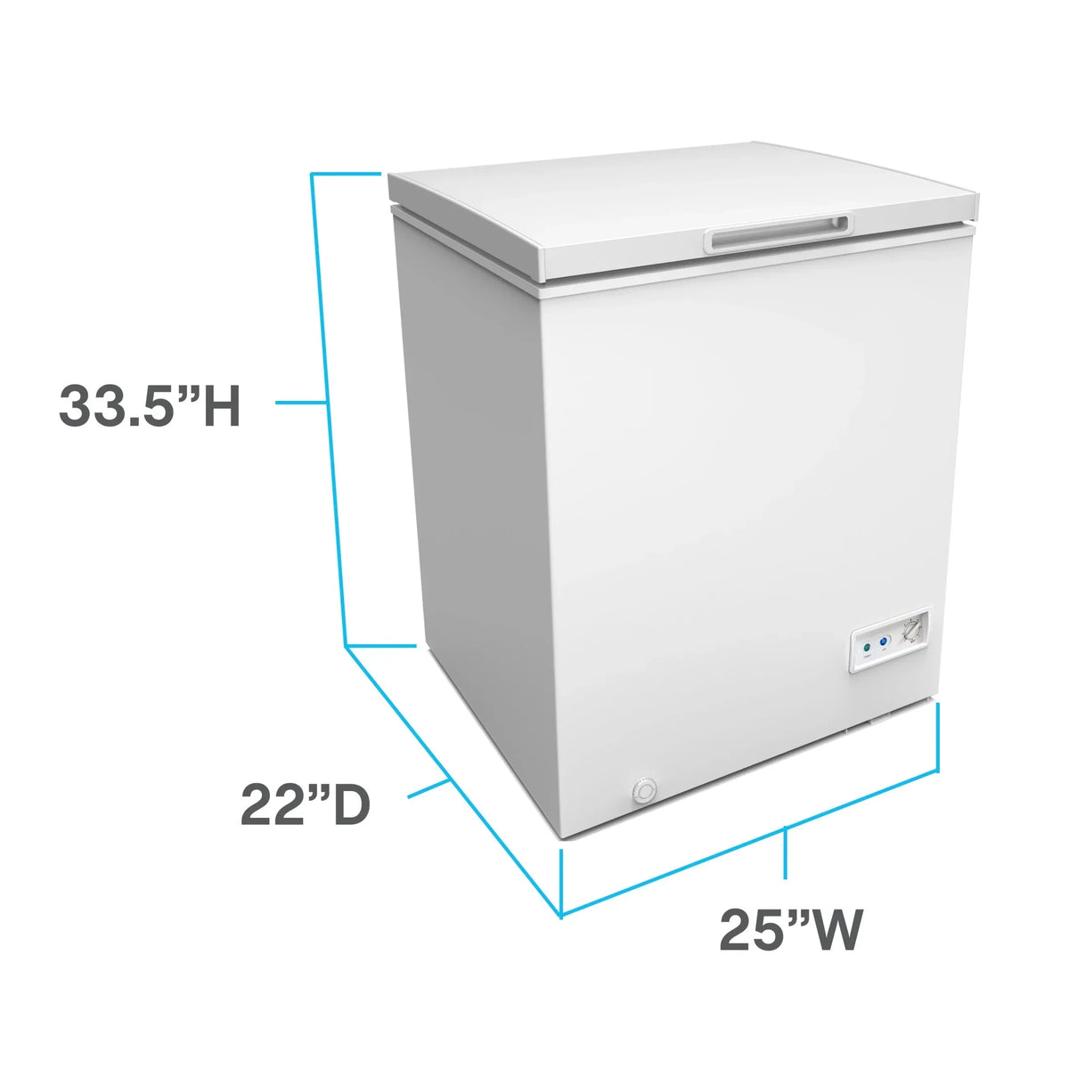 Nouveauté 2026 – Congélateur coffre Avanti Garage Ready , capacité de 5 pi³, en blanc (?CF5F0W