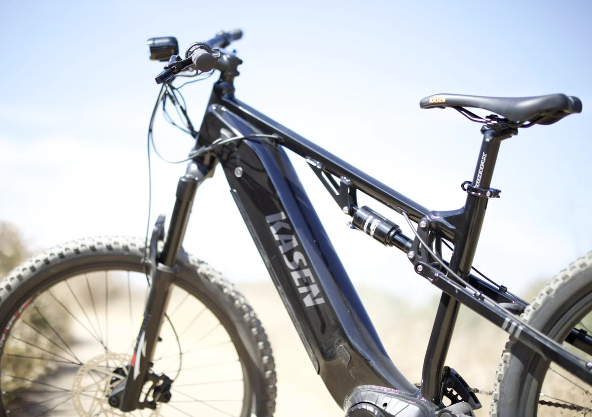 Nouveauté 2026 – VTT électrique Kasen , moteur central 500 W 48 V 15 Ah, suspension intégrale, accélérateur et assistance au pédalage
