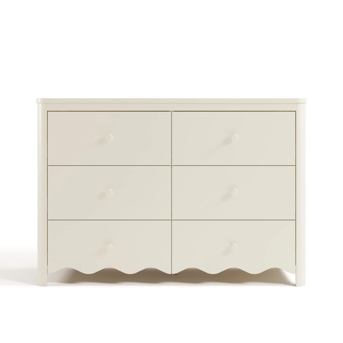 Nouveauté 2026 – Commode pour chambre d'enfant Storkcraft Casablanca 6 tiroirs, couleur sauge