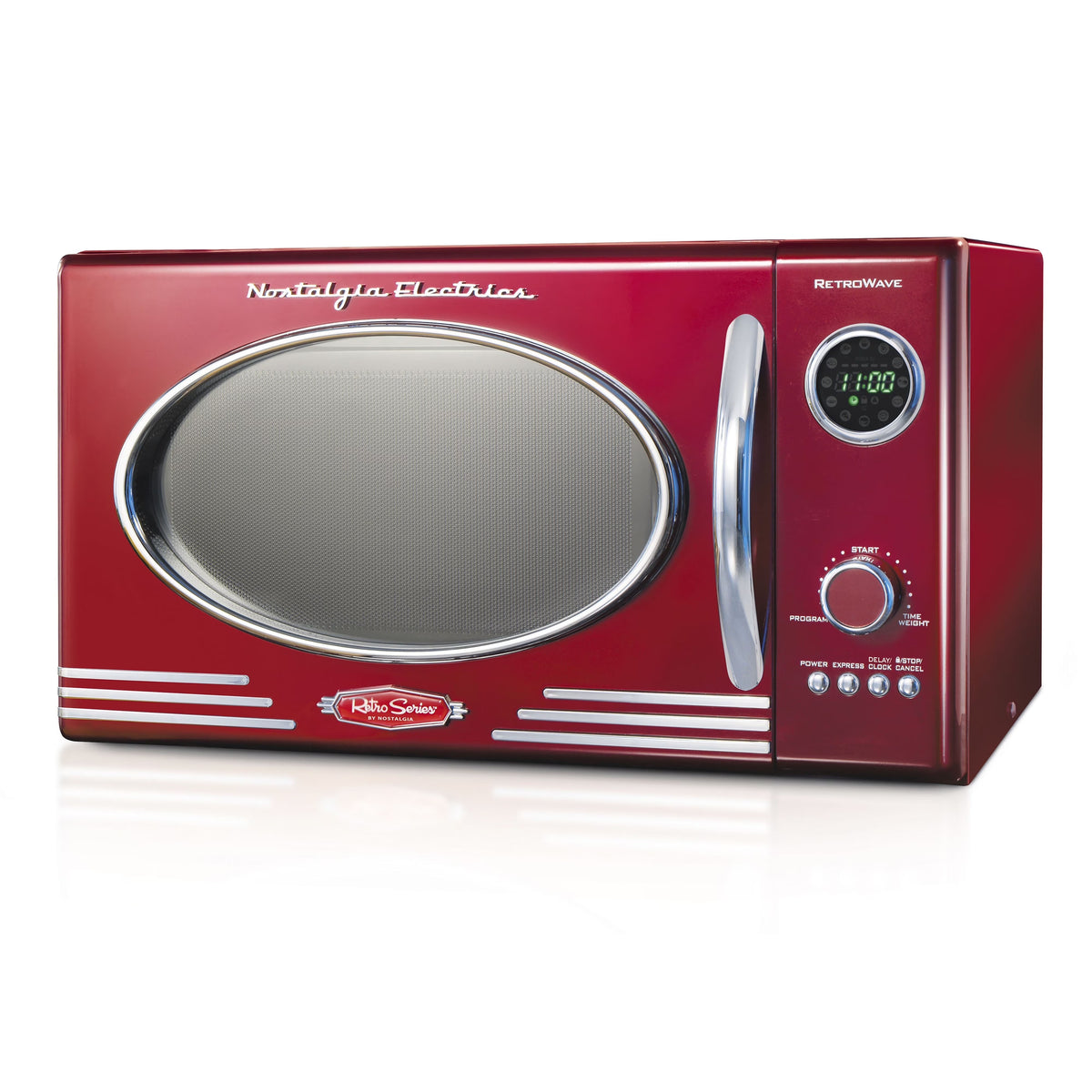 Nouveauté 2026 – Four à micro-ondes de comptoir Nostalgia Retro , 0,9 pi³, 800 watts, bleu turquoise