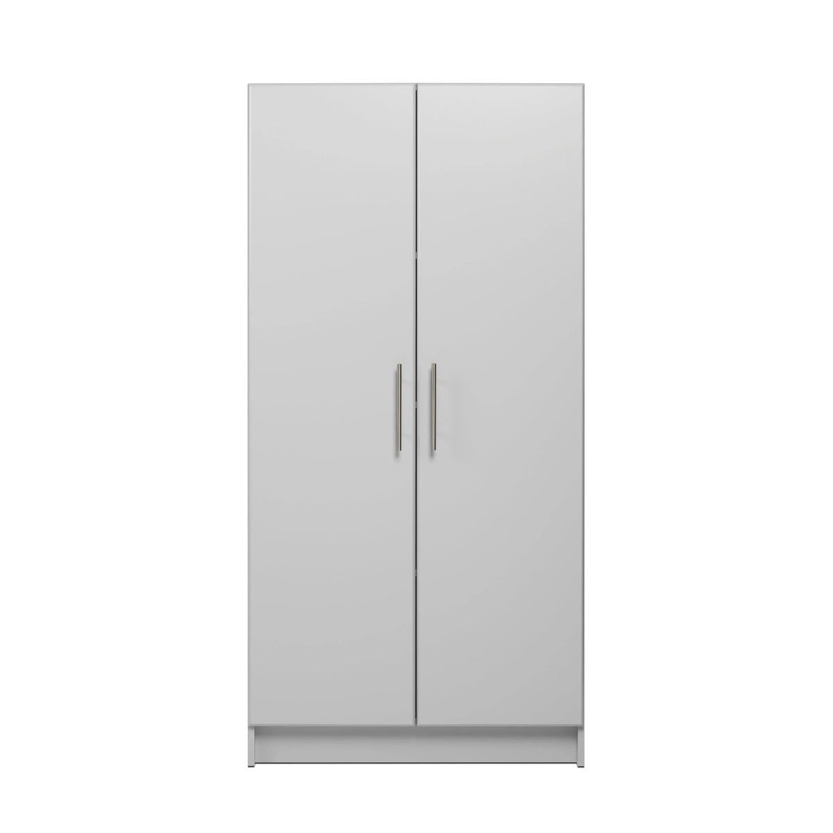 Nouveauté 2026 – Armoire de rangement sur pied Prepac Elite 2 portes, gris clair