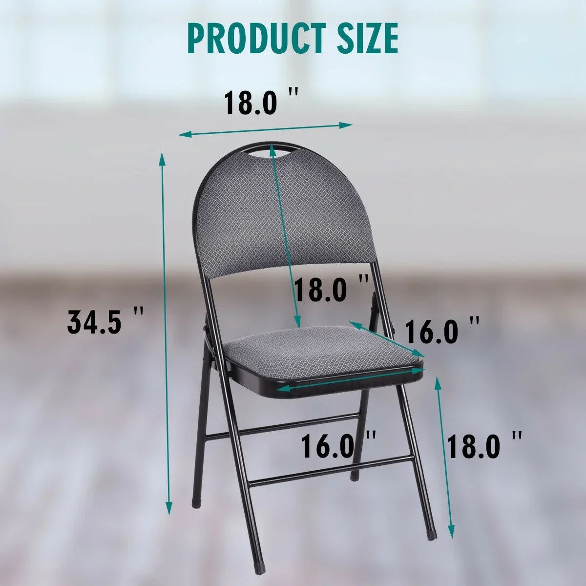 Nouveauté 2026 – Ensemble de 6 chaises pliantes Costway , assise rembourrée et revêtement en tissu, structure en métal, beige, pour la maison ou le bureau