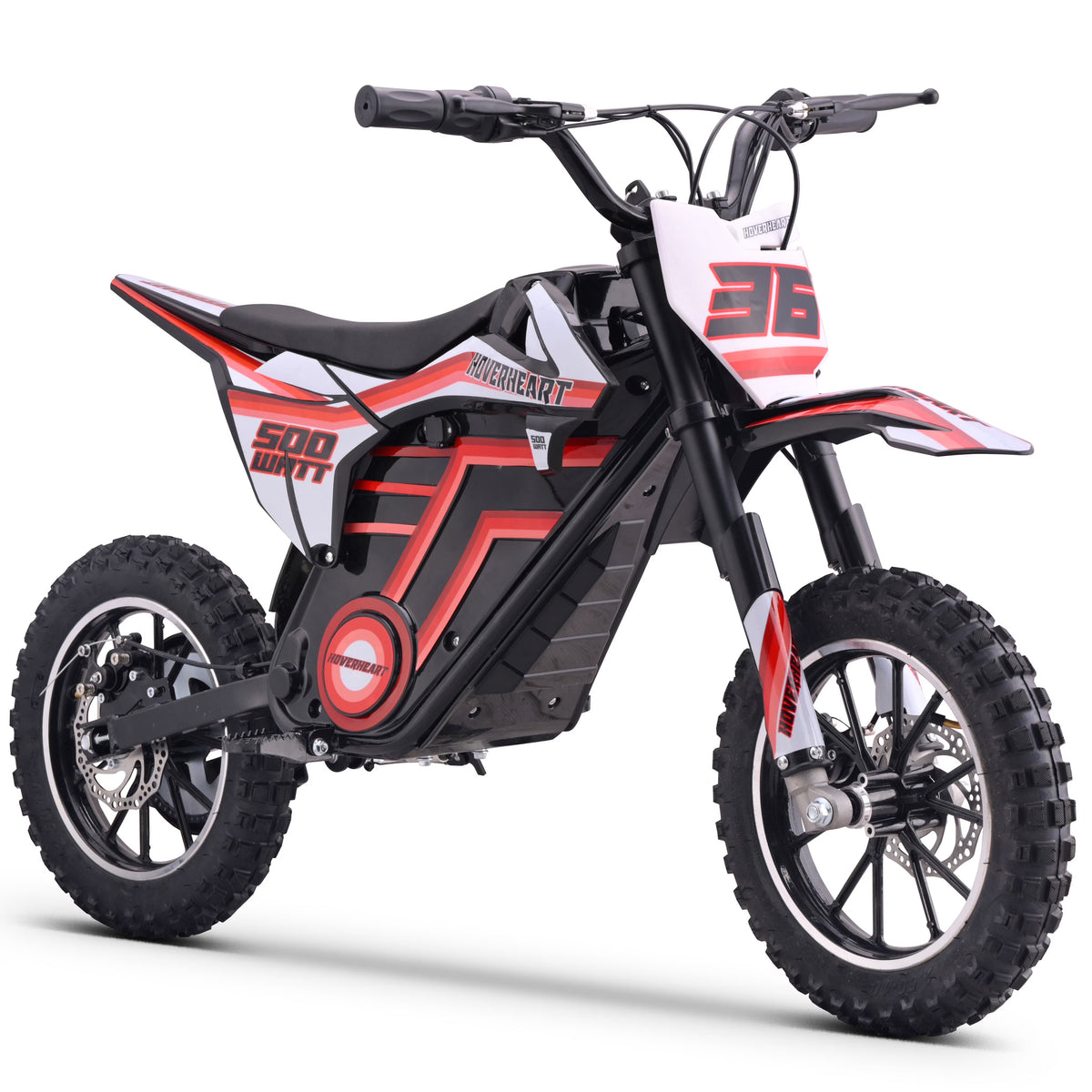 Nouveauté 2026 – Moto tout-terrain électrique QEASET , 500 W, pour enfants (garçons et filles) de 8 à 14 ans, bleue