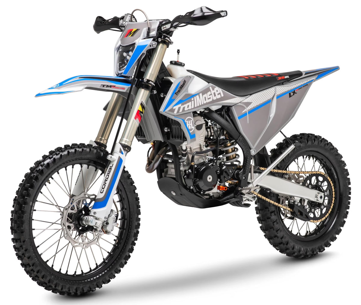 Nouveauté 2026 – Moto tout-terrain Trailmaster JHL Pro-Series LX300 PRO haute performance, prête pour la course, de taille moyenne et à démarrage électrique (rouge