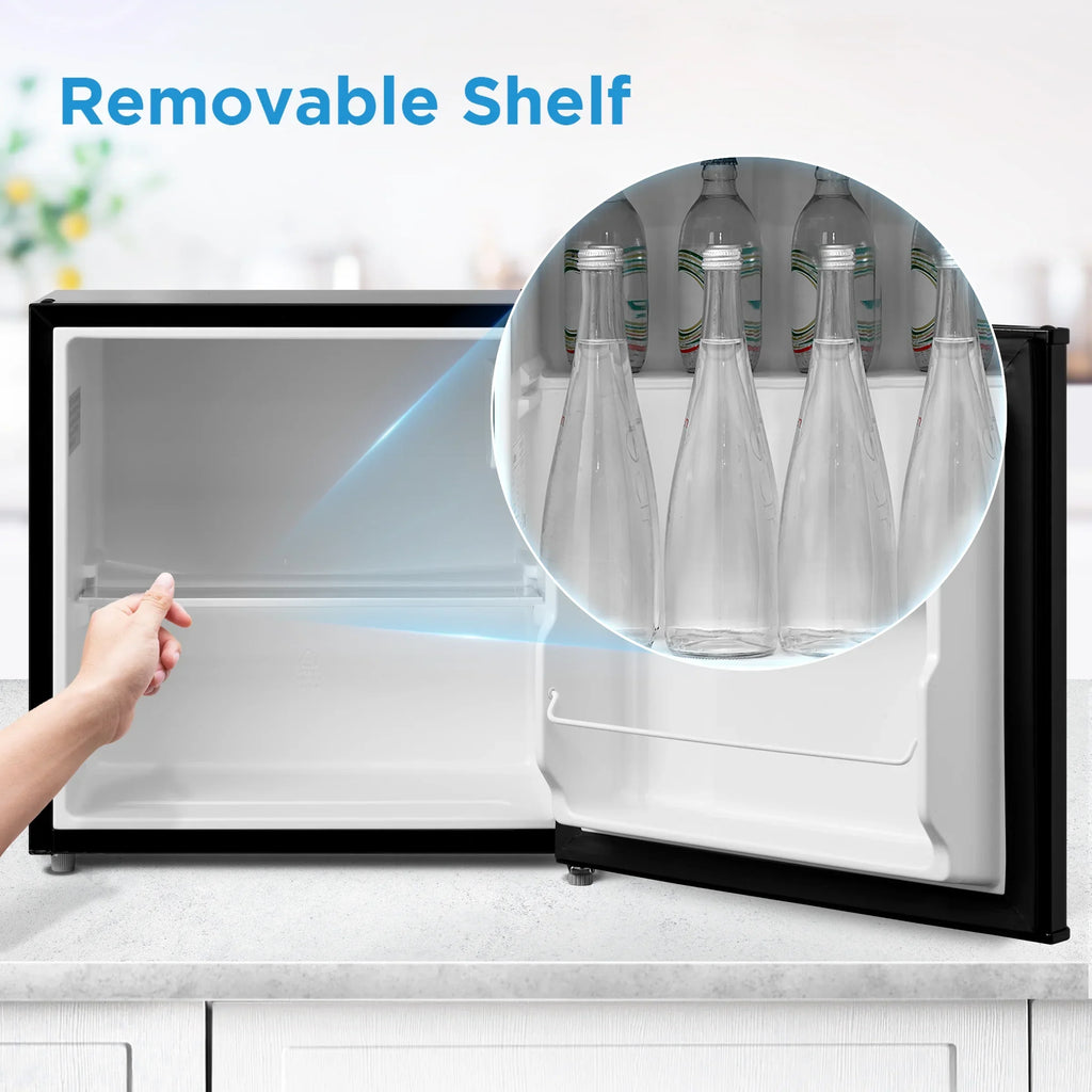Nouveauté 2026 – Mini-réfrigérateur Mainstays 1,7 pi³ à une porte, aspect acier inoxydable