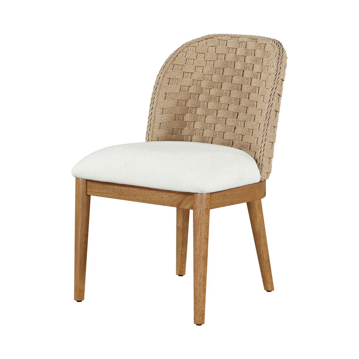 Nouveauté 2026 – Ensemble de 2 chaises de salle à manger de style ferme Saylor de My Texas House, en bois naturel, année