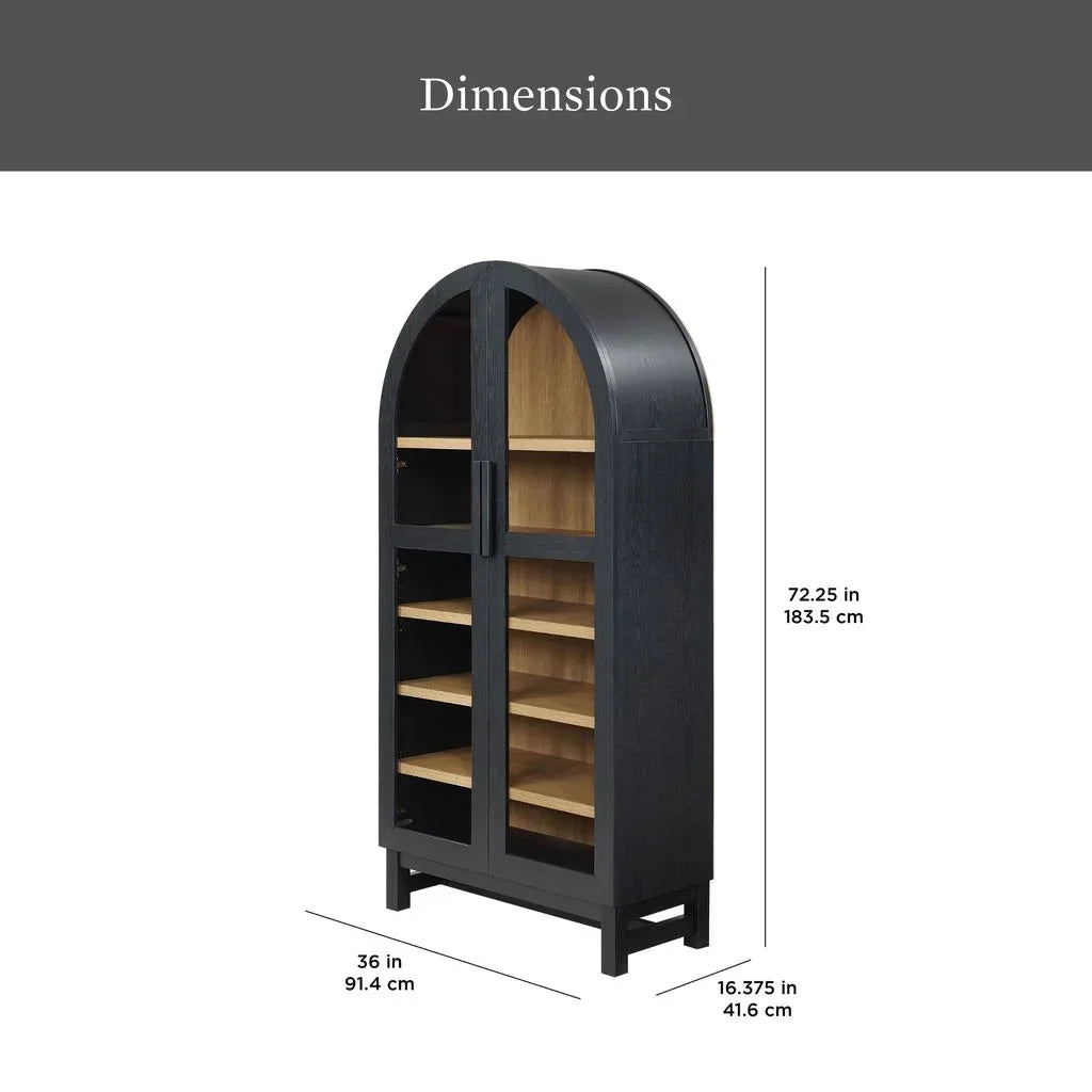 Nouveauté 2026 – Meuble d'appoint Juliette Arch de Better Homes & Gardens , finition noire