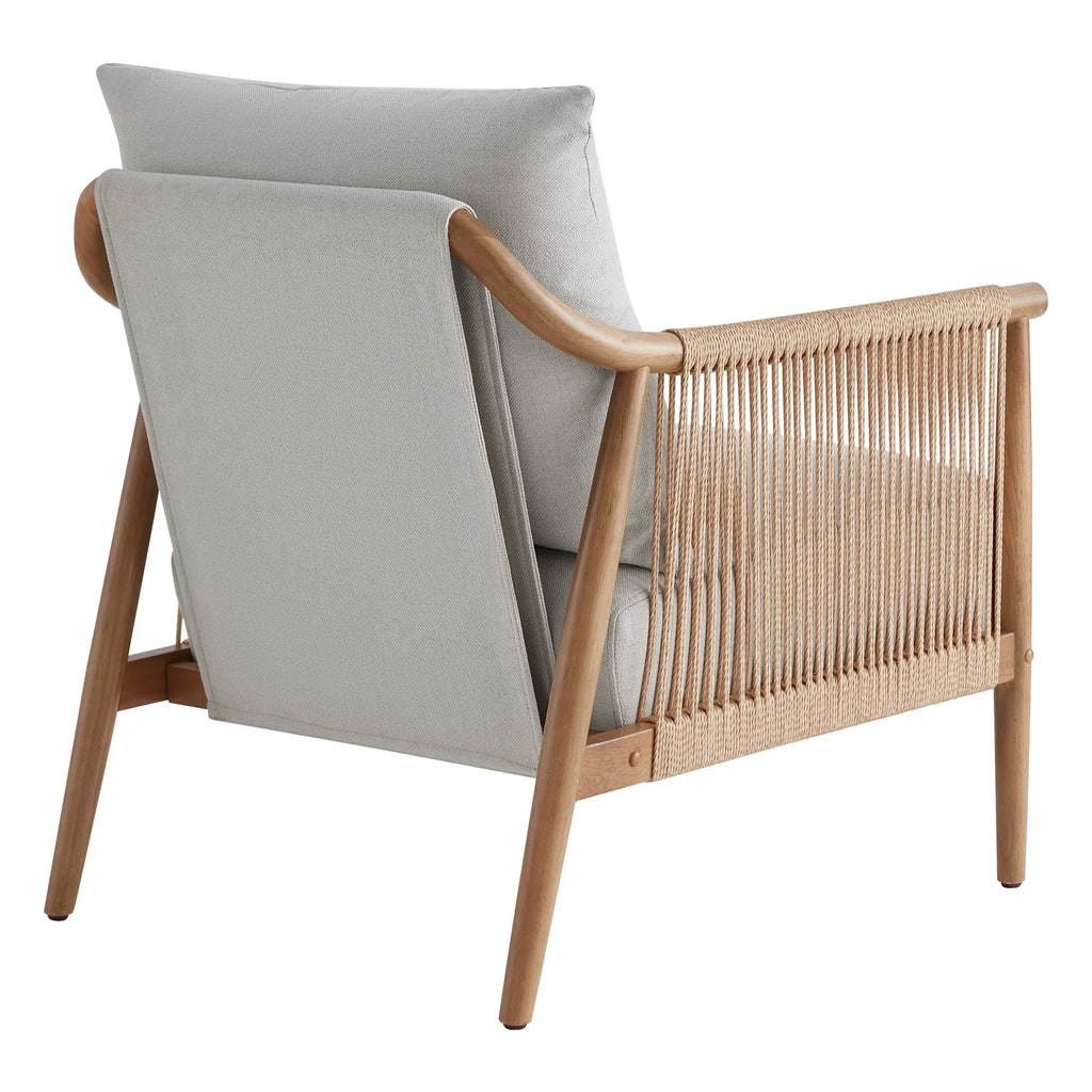 Nouveauté 2026 – Fauteuil d'appoint moderne CHITA , fauteuil tressé pour salon, crème