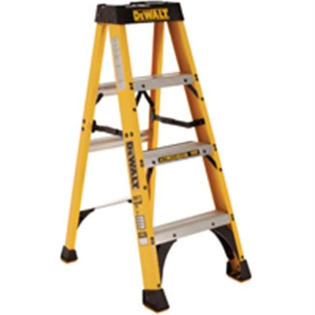 Nouveauté 2026 – Échelle escamotable Dewalt 4 pieds en fibre de verre, type Ia, capacité de charge de 300 livres, Dxl3010-04