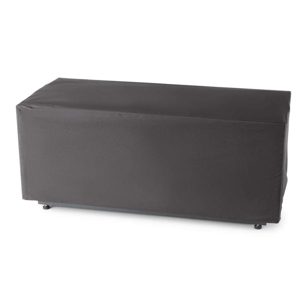 Nouveauté 2026 – Foyer moderne rectangulaire en acier noir Mainstays , 107 cm x 51 cm (42 po x 20 po), 50 000 BTU, avec couvercle, compartiment dissimulé pour la bonbonne et housse