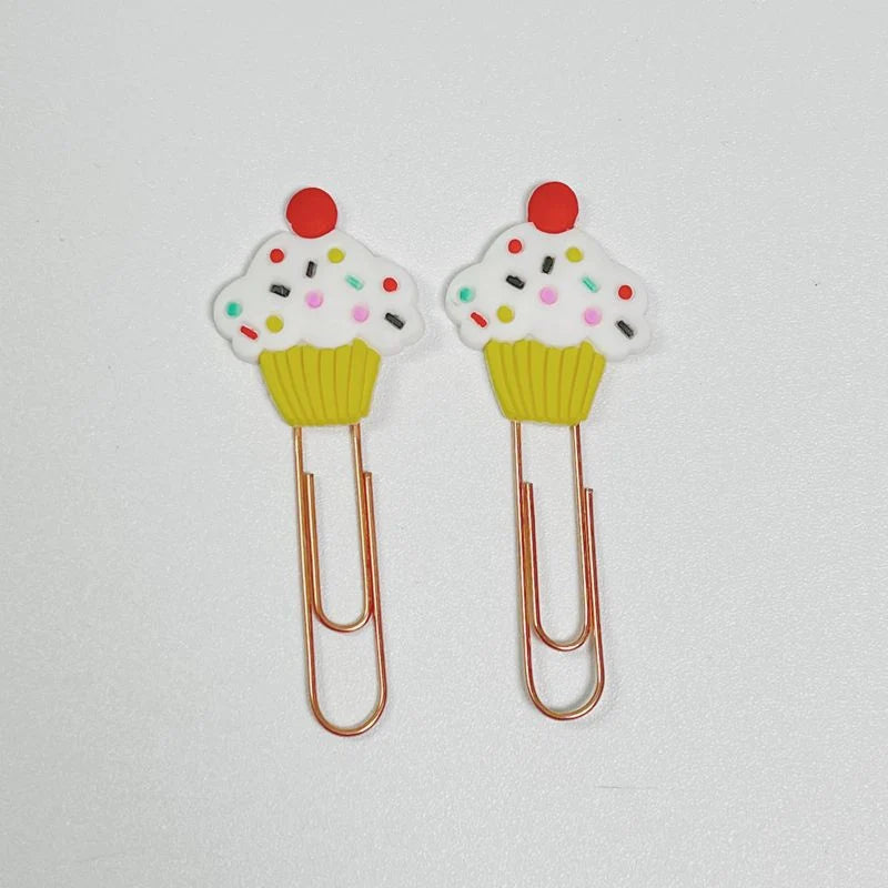 Lot de 10 marque-pages en forme de trombone au design mignon
