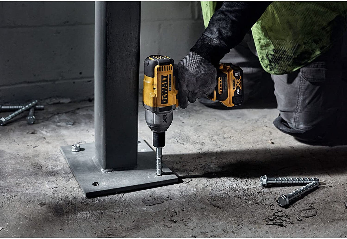 Nouveauté 2026 – Clé à chocs haute performance DEWALT 20V MAX XR 1/2" avec kit d'enclume à anneau de retenue (DCF900P1
