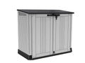 Nouveauté 2026 – Abri de jardin Keter Store-It-Out Prime , 1,3 x 1,1 m, en résine grise, avec charnières à levage facile. Idéal pour ranger outils de jardin, jouets de piscine et accessoires de jardin