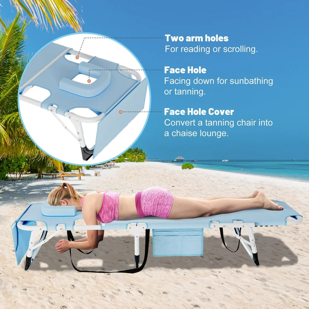 Nouveauté 2026 – Chaise longue MOPHOTO avec matelas, supportant jusqu'à 200 kg, lit de camp portable et robuste, réglable, idéal pour le camping, la piscine, la plage et la terrasse