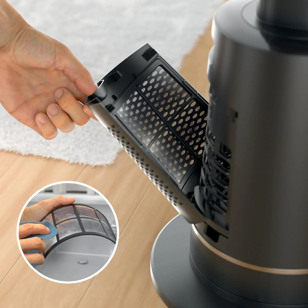 Nouveauté 2026 – Ventilateur Shark TurboBlade XL « Tour sans pales ultra-personnalisable, pivotante, rotative, oscillante à 180° », TF200, anthracite