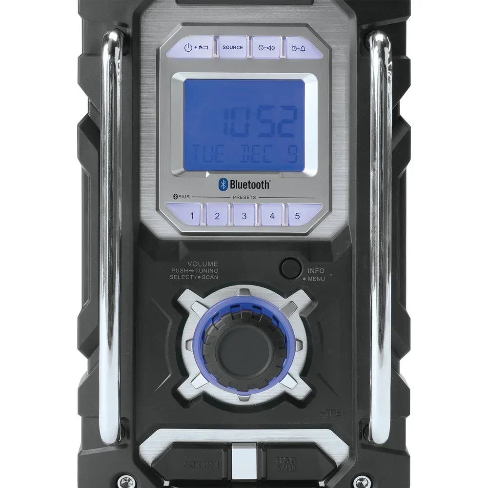 Nouveauté 2026 – Radio de chantier sans fil Bluetooth Makita XRM06B, noire