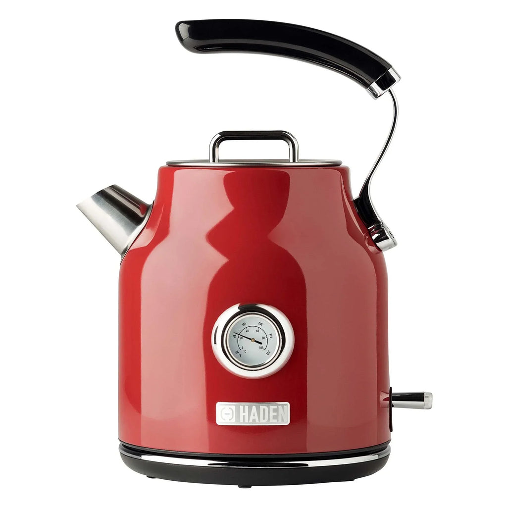 Nouveauté 2026 – Bouilloire électrique Haden Dorset 1,7 litre avec socle, mastic et chrome