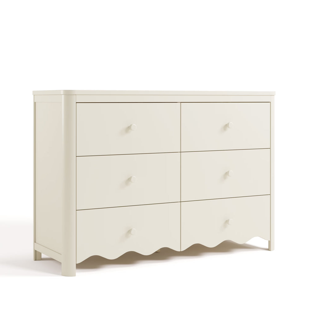 Nouveauté 2026 – Commode pour chambre d'enfant Storkcraft Casablanca 6 tiroirs, couleur sauge