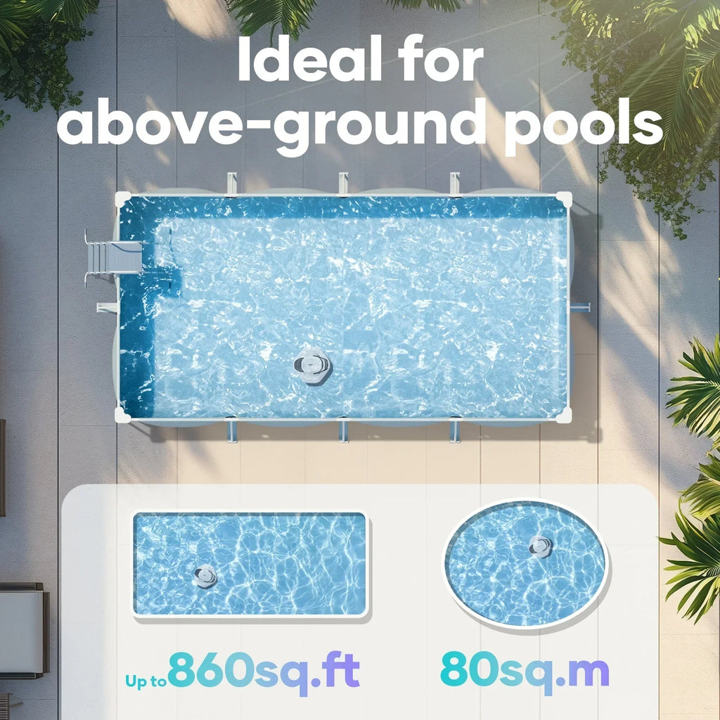 Nouveauté 2026 – Nettoyeur de piscine robotisé automatique sans fil Aiper Scuba 800W pour piscines hors sol