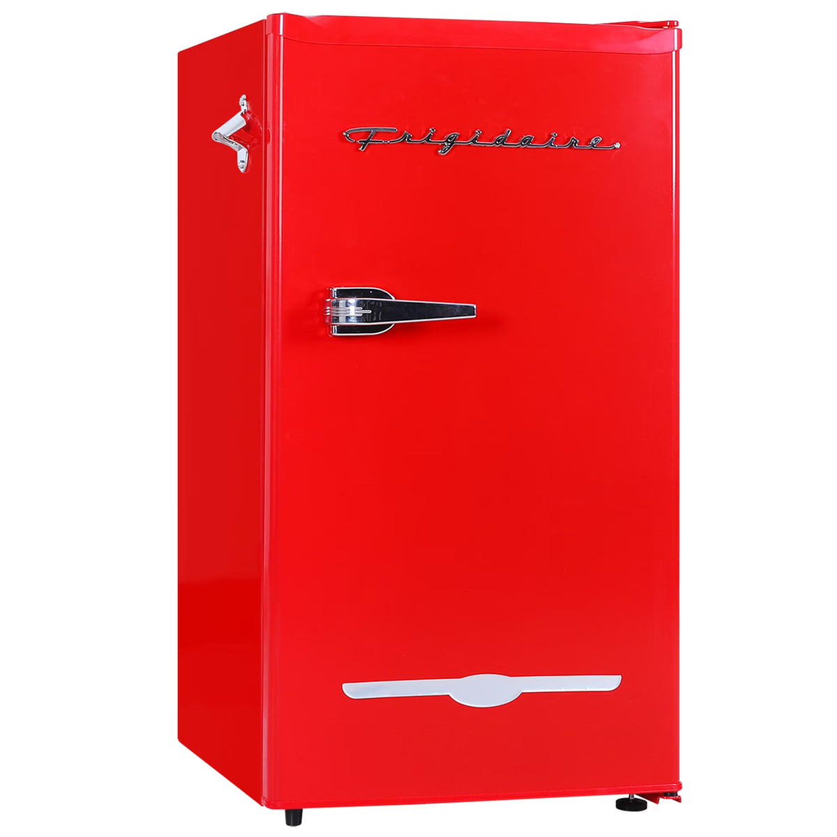 Nouveauté 2026 – Réfrigérateur de bar rétro Frigidaire EFR376-C-PINK 3,2 pi³ (rose), 65 watts, avec ouvre-bouteille latéral