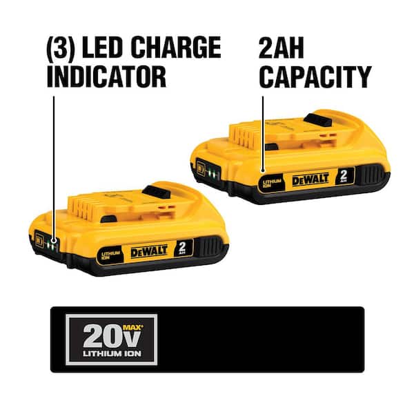 Nouveauté 2026 – Kit combiné d'outils sans fil 20V MAX 7 avec étui TOUGHSYSTEM, (1) batterie 20V 4,0Ah et (2) batteries 20V 2,0Ah