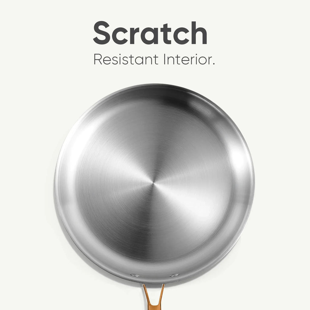 Nouveauté 2026 – Batterie de cuisine Carote 23 pièces en acier inoxydable triple couche avec couvercles, antiadhésive, compatible induction, allant au four