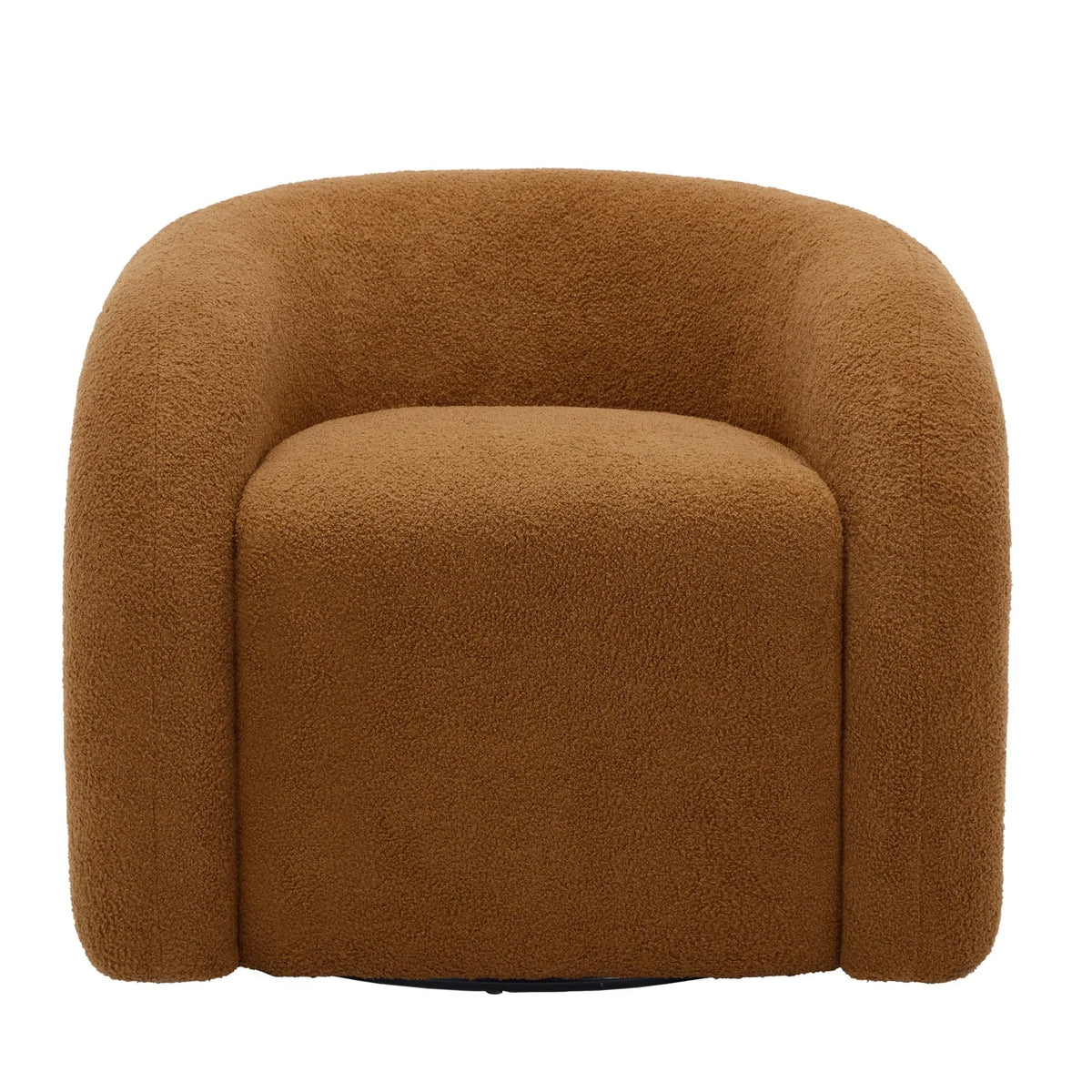 Nouveauté 2026 – Fauteuil pivotant 360" pour salon, fauteuil tonneau bouclé, canapé une place, fauteuil de lecture, vert sauge