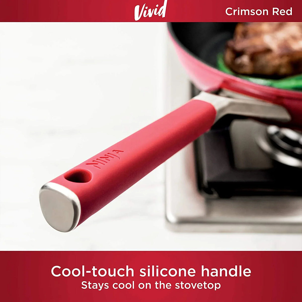 Nouveauté 2026 – Ensemble de 10 casseroles et poêles antiadhésives Ninja Foodi NeverStick Vivid, compatibles four