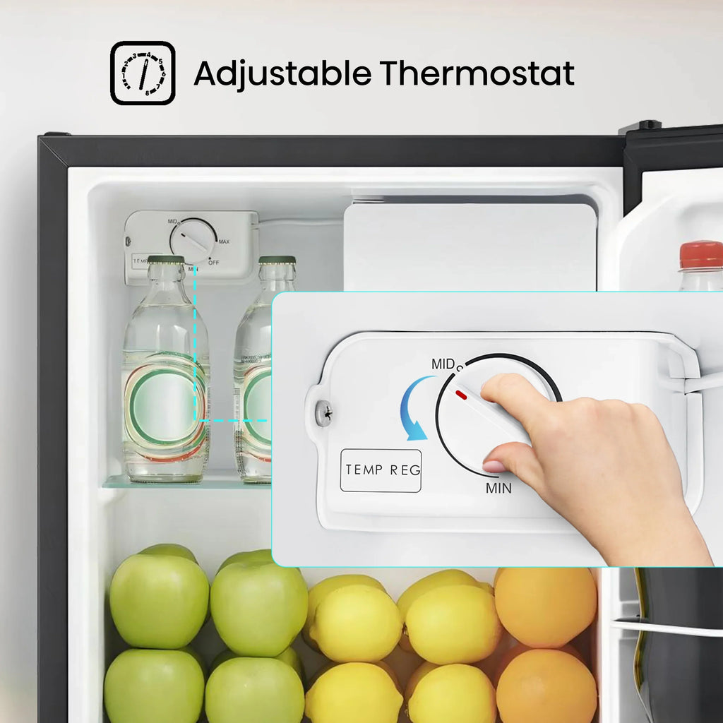 Nouveauté 2026 – Mini-réfrigérateur Hisense 1,6 pi³ à une porte, noir, Energy Star, garantie d'un an, WMS017M6XBE (neuf), année