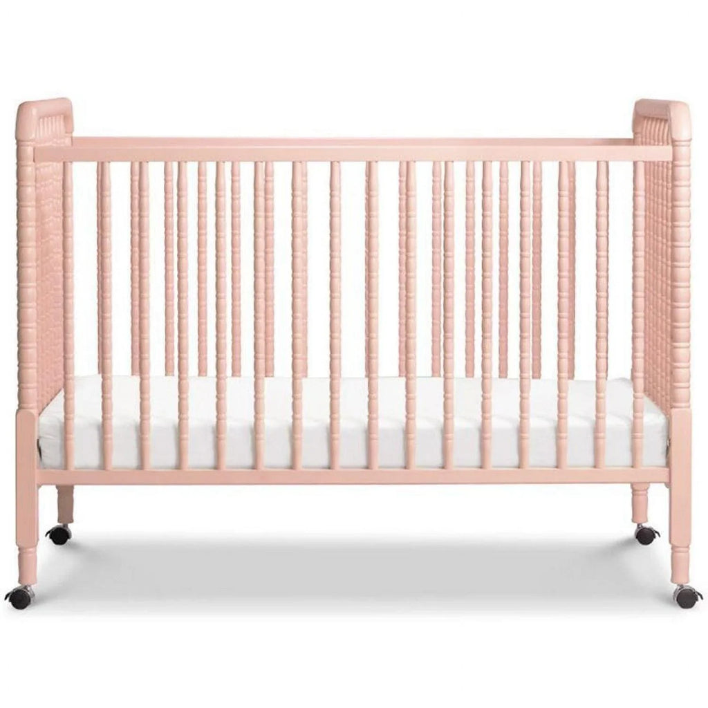 Nouveauté 2026 – Lit bébé convertible 3-en-1 DaVinci Jenny Lind , couleur rose poudré