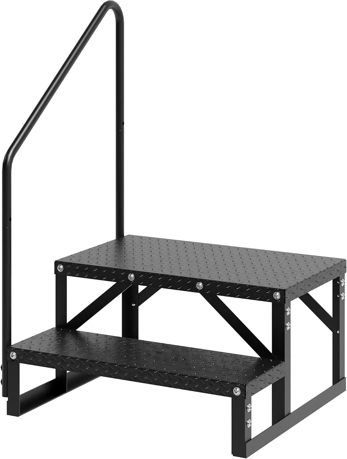 Nouveauté 2026 – Marchepieds antidérapants Garvee 3 marches pour VR, , 68 cm x 122 cm, acier allié