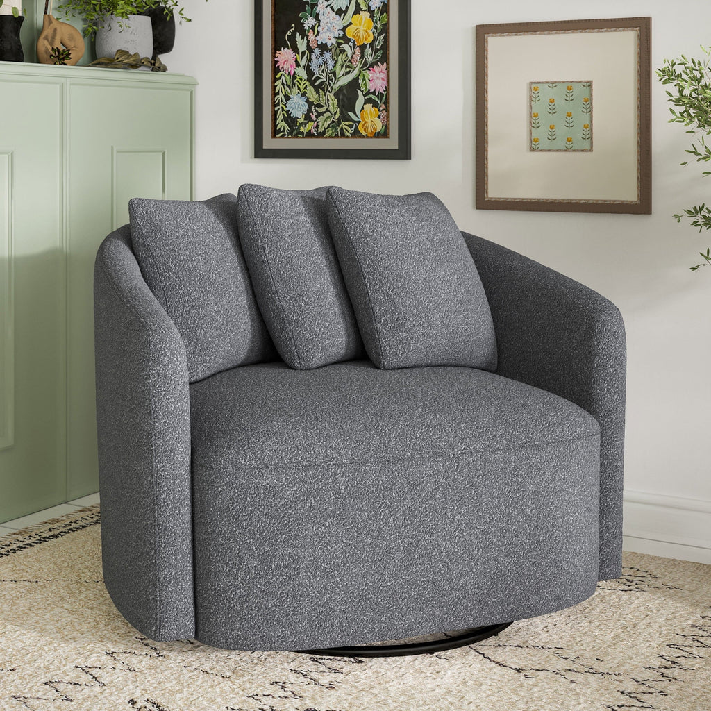 Nouveauté 2026 – Fauteuil d'appoint Beautiful Drew de Drew Barrymore (édition ), coloris crème bouclé