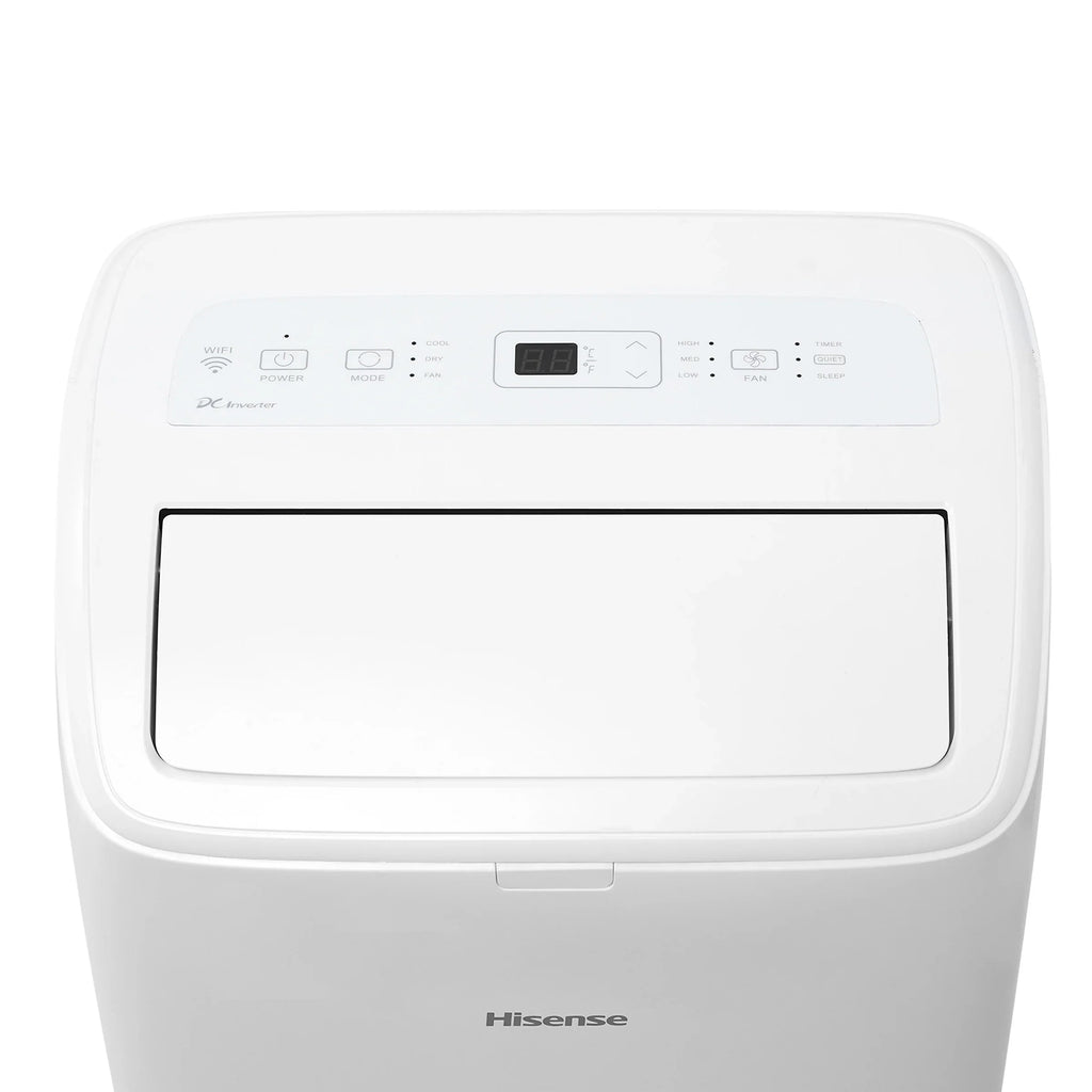 Nouveauté 2026 – Climatiseur portable Hisense 8 000 BTU à double tuyau avec onduleur et Wi-Fi
