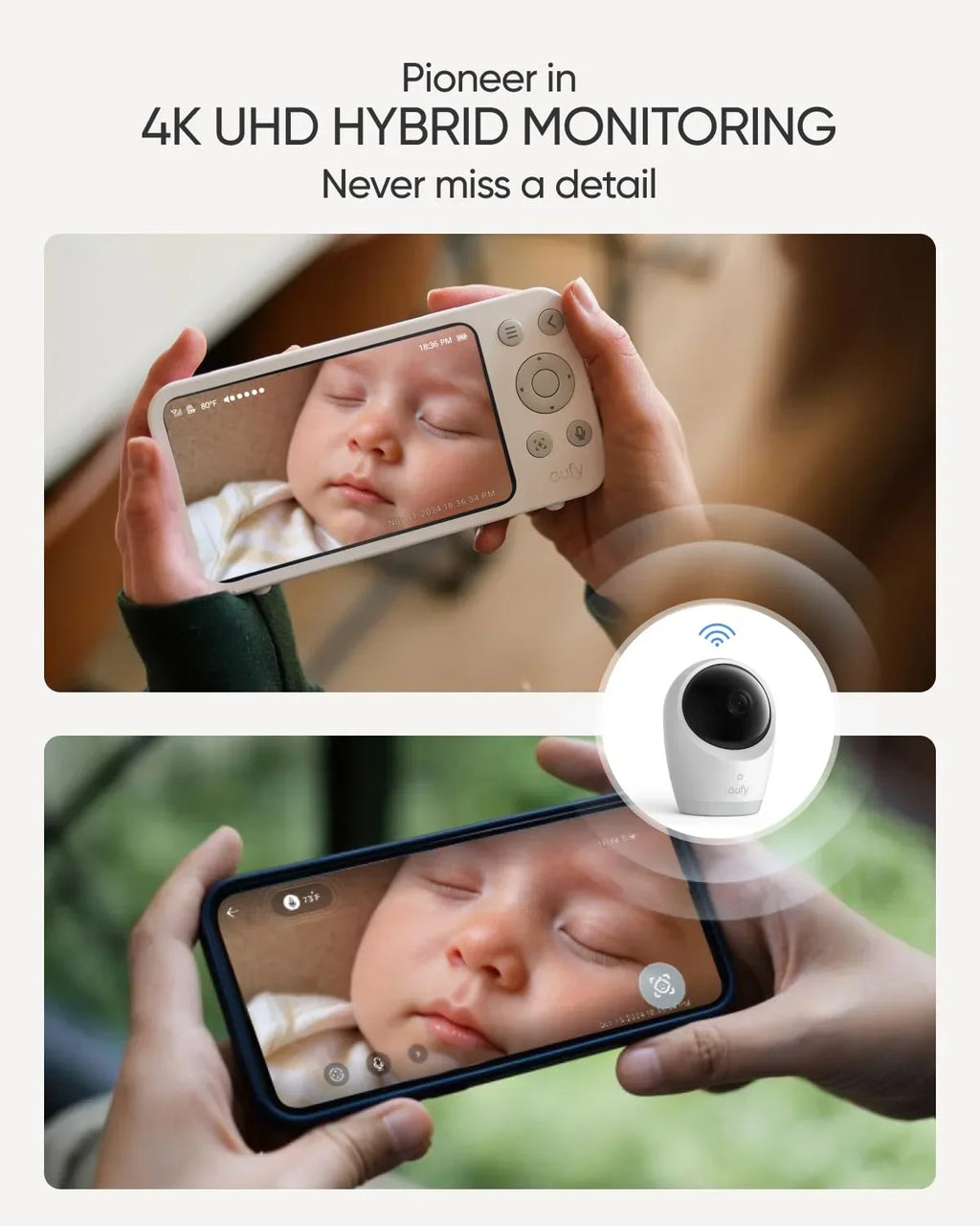 Nouveauté 2026 – Babyphone Eufy E20 avec caméra 2K