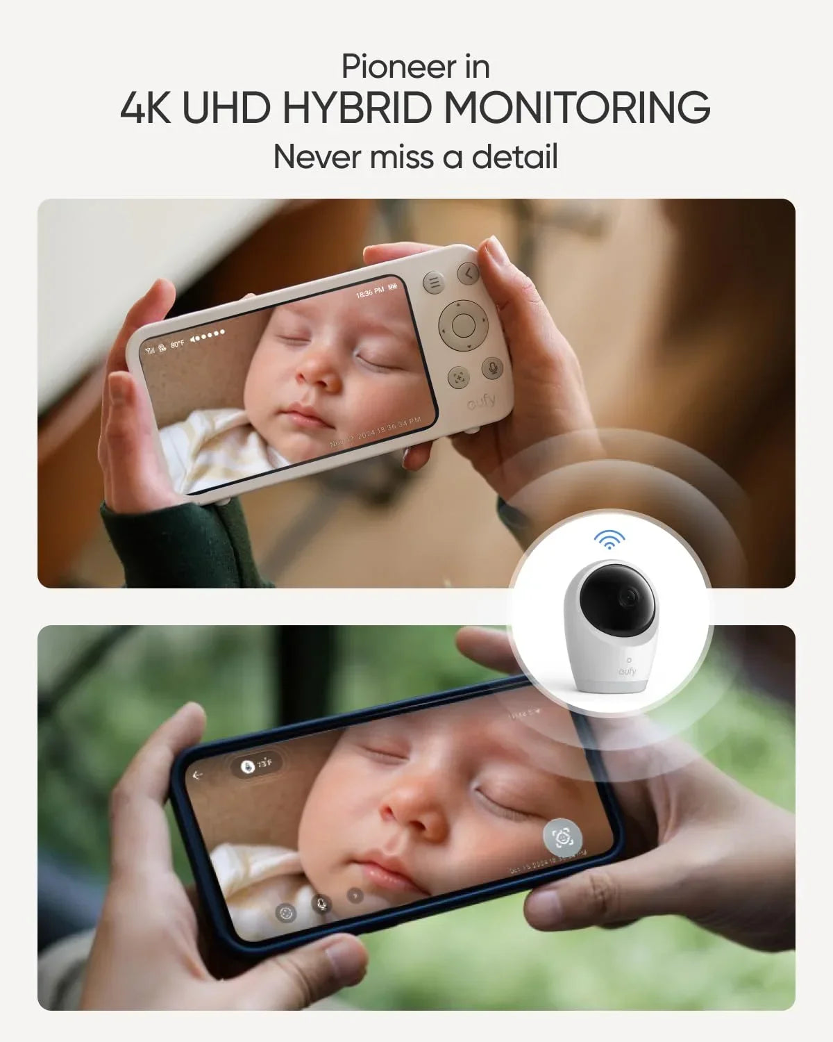 Nouveauté 2026 – Babyphone Eufy E20 avec caméra 2K